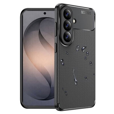 Techsuit - Кейс с карбонови нишки за - Samsung Galaxy S26 - Black