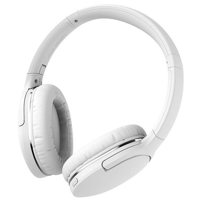 Baseus - Стерео слушалки Encok D02 Pro - Over Ear Design, Noise Reduction, Bluetooth V5.3 - White