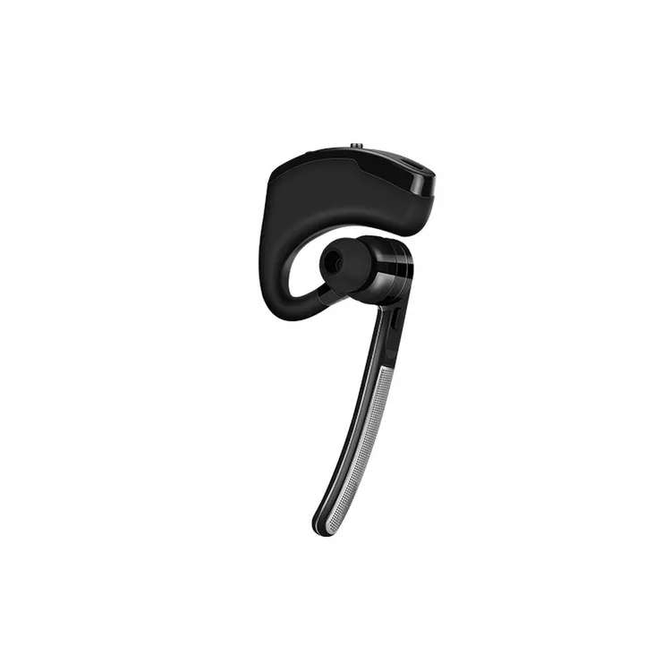 HocoBluetooth слушалка с въртящ се микрофон и поставка за ухо (черна)