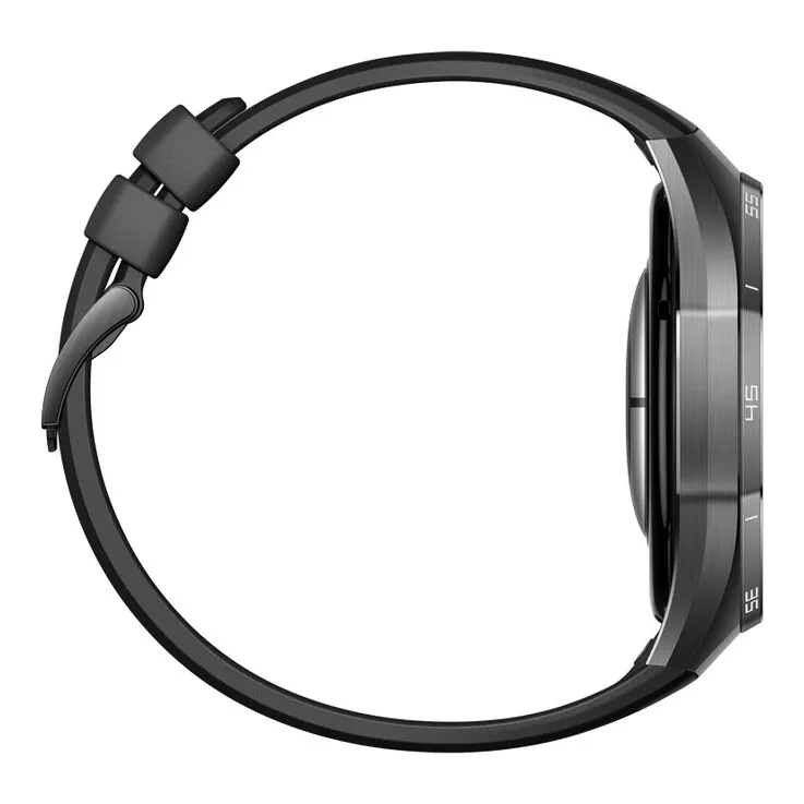 Watch GT 6 Pro, 46 mm, Black Silicone