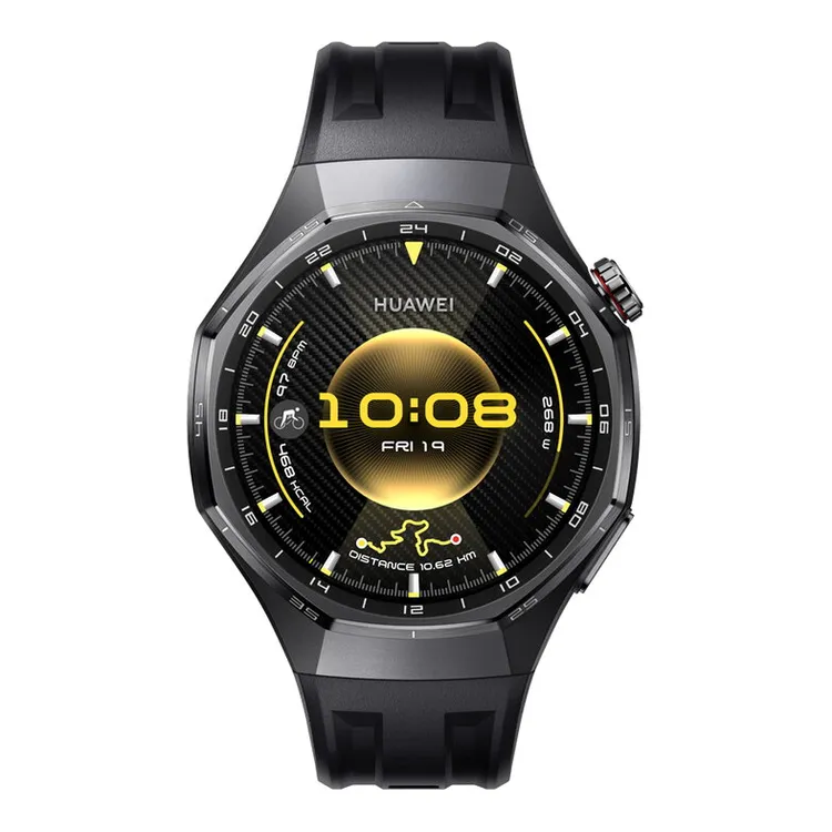 Watch GT 6 Pro, 46 mm, Black Silicone