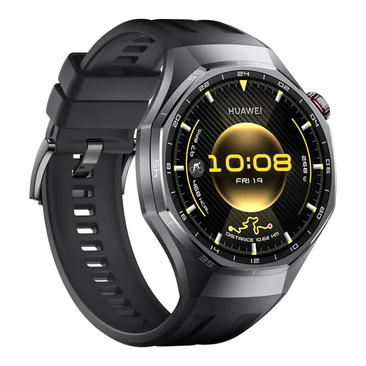 Watch GT 6 Pro, 46 mm, Black Silicone