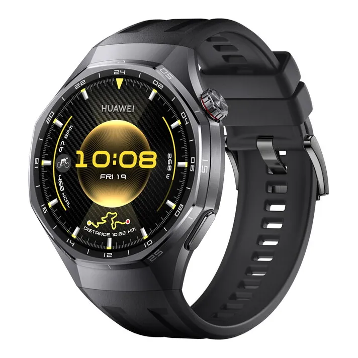 Watch GT 6 Pro, 46 mm, Black Silicone