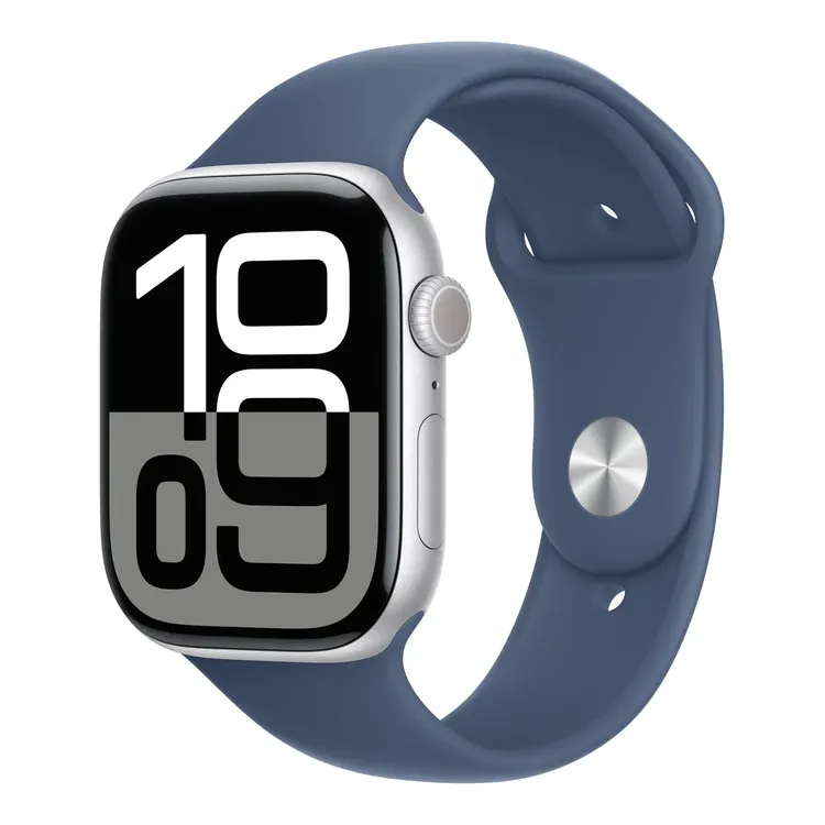 Apple Watch Series 10 2024, GPS, Aluminium, 46 mm, Silver