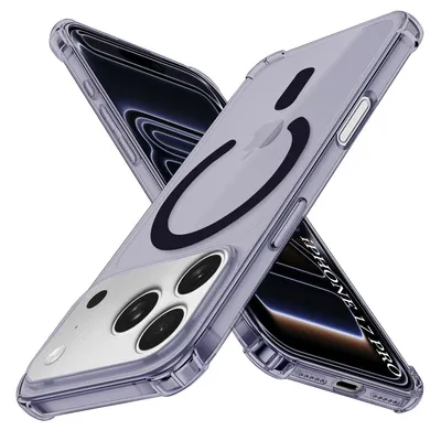 Techsuit - Силиконов кейс с MagSafe за - iPhone 17 Pro - Smoke Black
