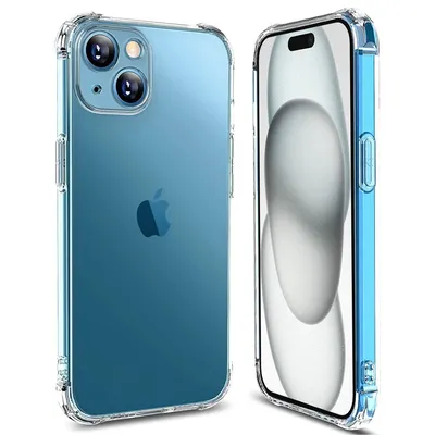 Techsuit - Shockproof Clear Silicone - iPhone 15 Plus - Прозрачен