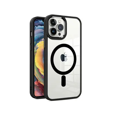Techsuit MagSafe Pro калъф за iPhone 13 (черен)