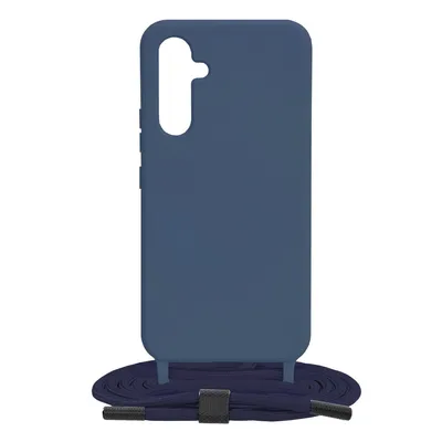 Techsuit Crossbody Lanyard калъф с дръжка за за Samsung Galaxy A54 - Blue