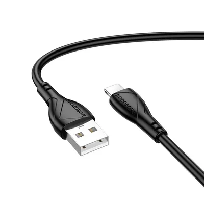 Borofone - Data Cable Energy Series - USB to Lightning, 2.4A, 1m - Black