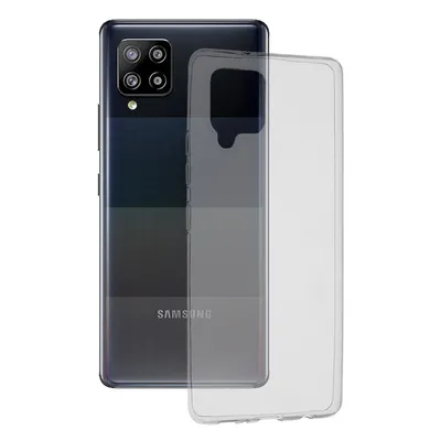 Techsuit Clear Silicone прозрачен силиконов калъф за Samsung Galaxy A42 5G (прозрачен)