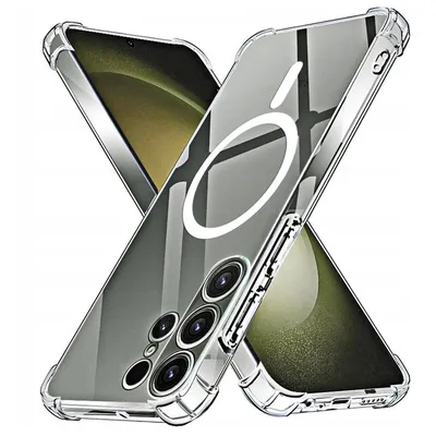 Techsuit - Силиконов кейс с наличен MagSafe за - Samsung Galaxy S23 Ultra - Clear