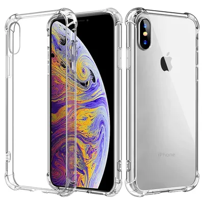 Techsuit Shockproof Clear Silicone калъф за iPhone X / XS (прозрачен)