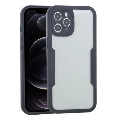 Techsuit - ColorVerse 360 Series + Screen Protector - iPhone 12 Pro - Black