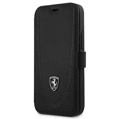 Ferrari калъф за iPhone 12 mini (черен)
