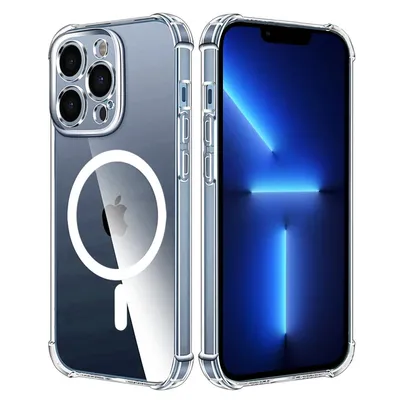 Techsuit - Силиконов кейс MagSafe за - iPhone 13 Pro Max - Clear
