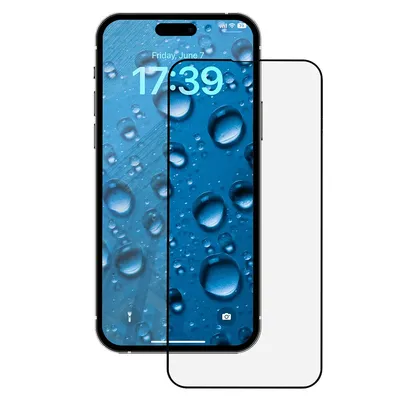ANANK - 2.5D Reinforced Edge Screen Protector - iPhone 14 Pro - Black
