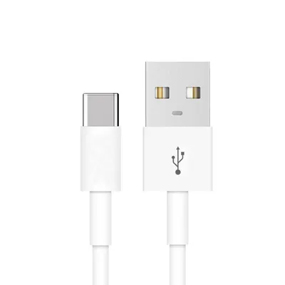 Lito USB към Type-C USB кабел за бързо зареждане 2.4A, 200 сm (бял)