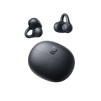 Baseus - Стерео безжични слушалки Bass BC1 - Open-Ear, Tri-curve Clip, SuperBass, 4-Mic AI, Noise Reduction, IP55 - Black