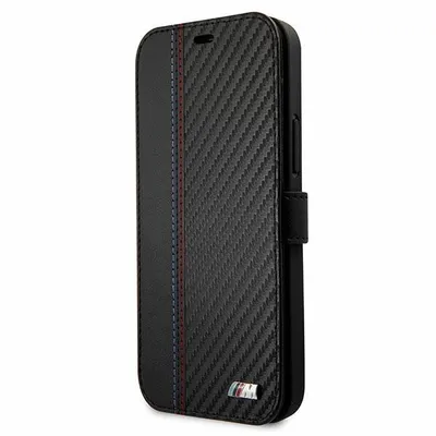 Etui BMW калъф за iPhone 12 mini (черен)