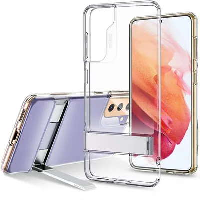 ESR - Air Shield Boost Kickstand противоударен калъф с поставка - Samsung Galaxy S21 Plus 5G - Clear