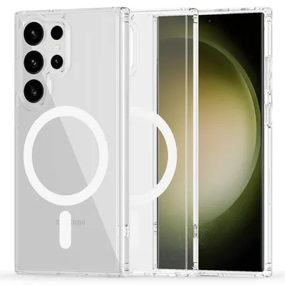 Techsuit MagSafe Pro калъф за Samsung Galaxy S23 Ultra (прозрачен)