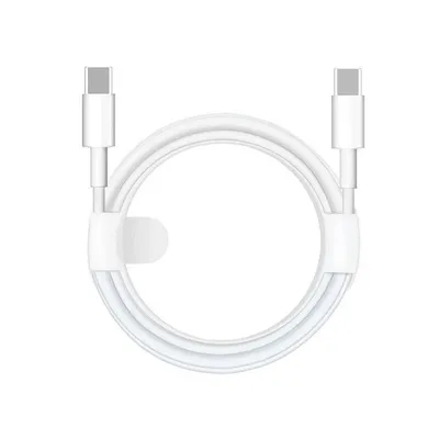 Techsuit - Data Cable - Type-C to Type-C, Fast Charging,  1m - Бял