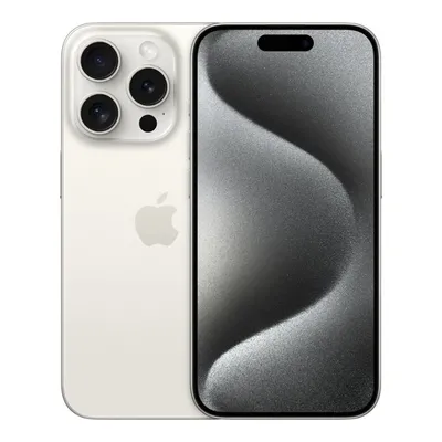 Apple iPhone 15 Pro, 512 GB, White Titanium