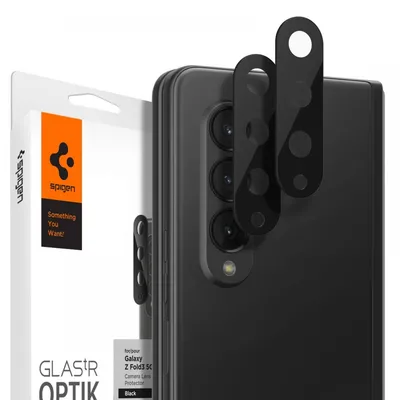 Spigen -Optik.TR Camera Glass стъклен протектор за камера за Samsung Galaxy Z Fold3 5G (черен)