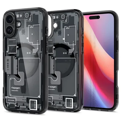 Spigen - Висококачествен силиконов кейс с MagSafe за - iPhone 16 - Black