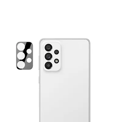Techsuit Full Camera Glass протектор за камера за Samsung Galaxy A33 5G / A53 5G / A73 5G (черен)