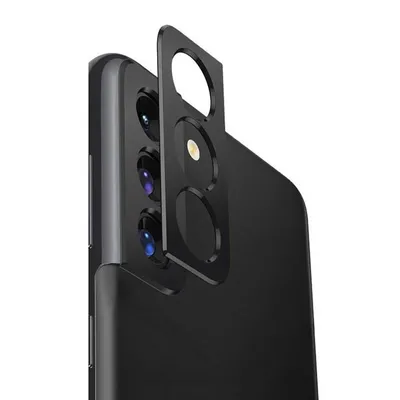 Lito стъклен протектор за камера за Samsung Galaxy S21 Plus (черен)
