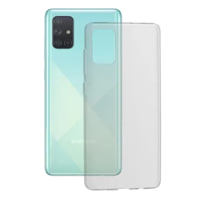 Techsuit Clear Silicone силиконов калъф за Samsung Galaxy A71 4G (прозрачен)