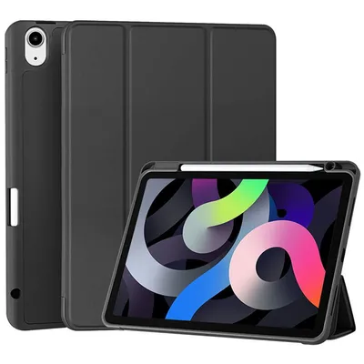 Techsuit - Калъф за таблет за Samsung Galaxy Tab S7 Plus / S8 Plus - Черен