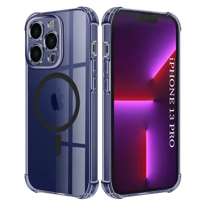 Techsuit - Силиконов кейс MagSafe - iPhone 13 Pro - Smoke Black