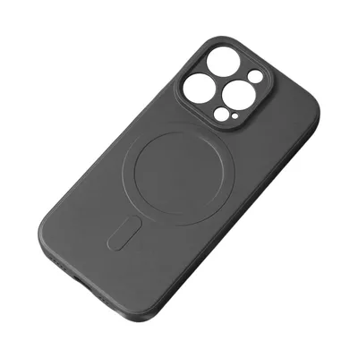 Силиконов калъф с Magsafe за iPhone 14 Plus (черен)