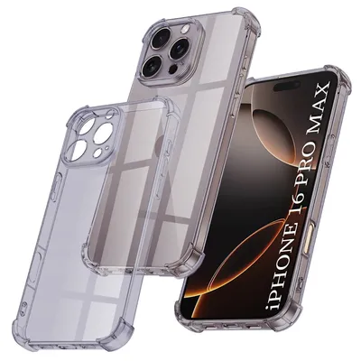 Techsuit - Силиконов кейс за - iPhone 16 Pro Max - Smoke Black