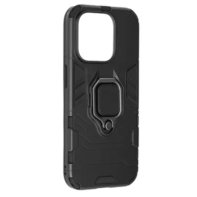 Techsuit - Silicone Shield - iPhone 15 Pro - Black