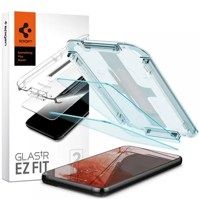 Spigen - Glas.TR EZ-FIT Протектор от закалено стъкло - Samsung Galaxy S22 Plus - Clear