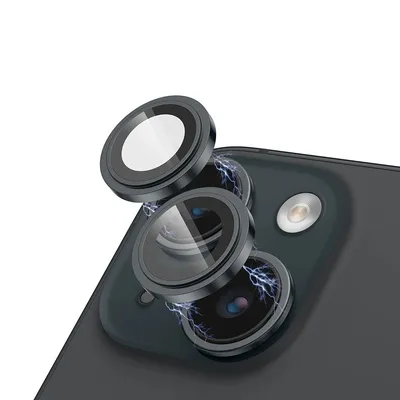 Lito S+ Camera Glass Protector протектор за камера  iPhone 15 / 15 Plus - Black