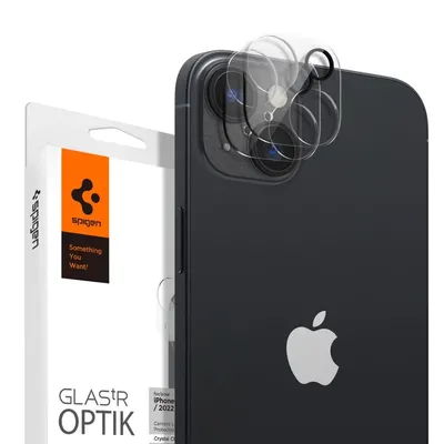 Spigen Optik.TR Camera Glass стъклен протектор за камера за iPhone 14 / 14 Plus (прозрачен)