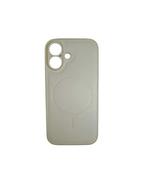 Силиконов кейс с покритие от изкуствена кожа за iPhone 16 с вграден MagSafe
