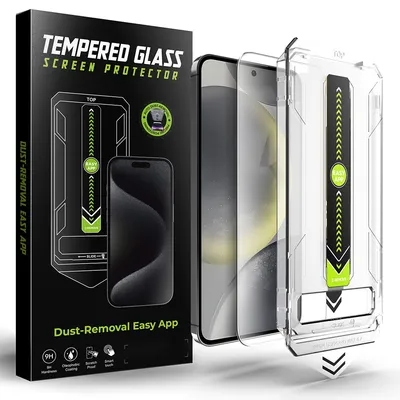 Techsuit - Стъклен протектор за - Samsung Galaxy S25 / Galaxy S24 - Clear