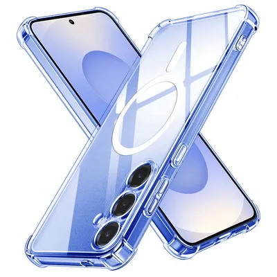 Techsuit - Shockproof Clear Silicone MagSafe - Samsung Galaxy S25 - Прозрачен