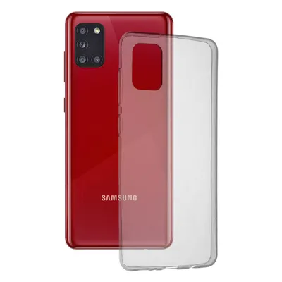 Techsuit Clear Silicone прозрачен силиконов калъф за Samsung Galaxy A31 (прозрачен)