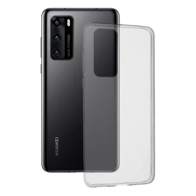Techsuit Clear Silicone силиконов калъф за Huawei P40 (прозрачен)