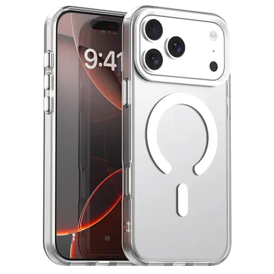 Techsuit - Силиконов кейс с наличен MagSafe за - iPhone 17 Pro Max - White