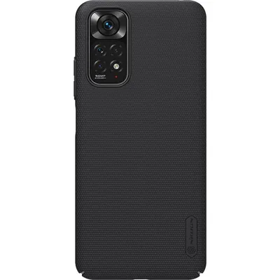 Nillkin Super Frosted Shield хибриден противоударен калъф за Xiaomi Redmi Note 11 / Note 11S (черен)