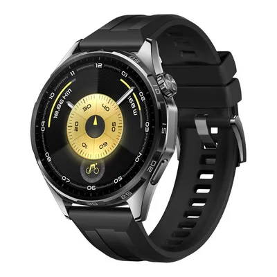 Watch GT 6 46mm, 46 mm, Black Rubber