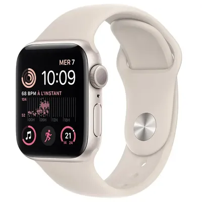Apple Watch SE 2022, GPS + Cellular, Aluminium, 40 mm, Starlight
