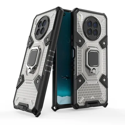 Techsuit - Honeycomb Armor поликарбонатен противоударен калъф - Huawei nova 8i / Honor 50 Lite - Черен